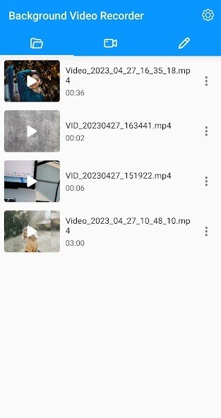 Play Background Video Recorder 