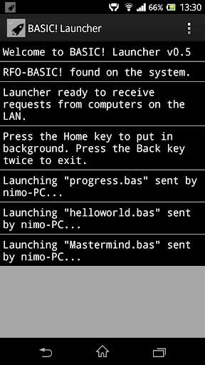 Play BASIC! Launcher (WiFi) 