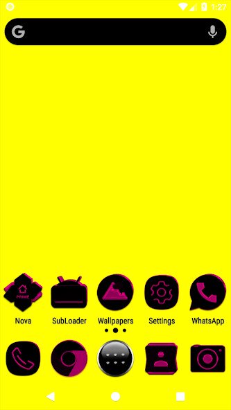 Play Black and Pink Icon Pack 
