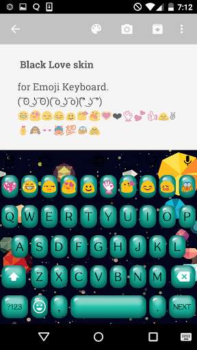 Play Bubble Love Emoji Keyboard 