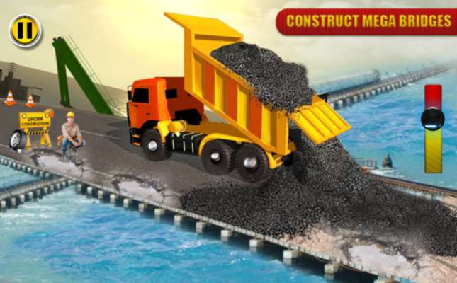 Play Build Bridge Heavy Duty Machinery 