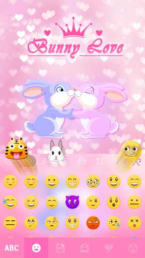 Play APK bunny love Keyboard Theme  and enjoy bunny love Keyboard Theme with UptoPlay com.ikeyboard.theme.bunny_love