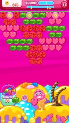 Play Candy World Bubble Shooter 
