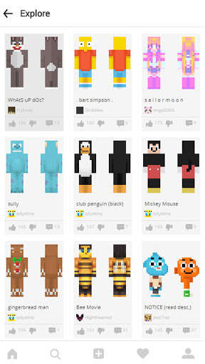 Play Cartoon Skins for Minecraft 