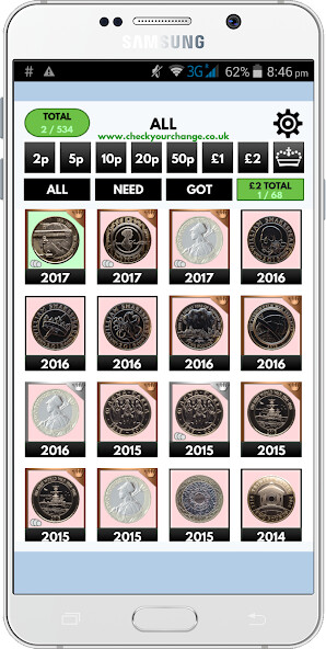 Play Check Your Change - UK Coins 