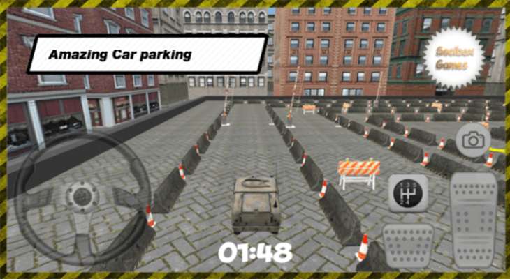 Play City Military Car Parking 