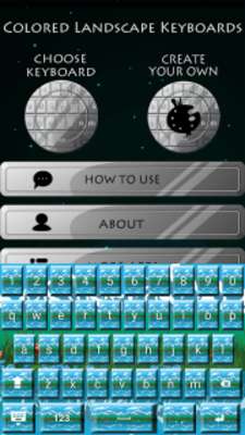 Play Colored Landscape Keyboards 