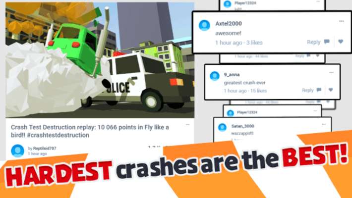 Play Crash Test Destruction - Epic faily ride 