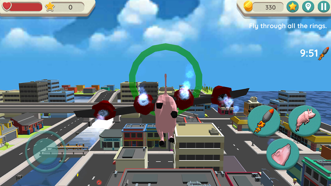 Play APK Crazy Pig Simulator  and enjoy Crazy Pig Simulator with UptoPlay com.CyberGoldfinch.CrazyPigSimulator