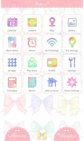 Play APK Cute Colorful Ribbons Theme  and enjoy Cute Colorful Ribbons Theme with UptoPlay jp.co.a_tm.android.plus_colorfulde_cutena_ribbon