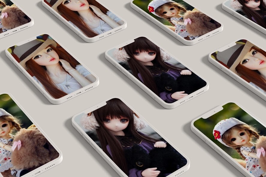 Play Cute Doll Wallpaper HD 