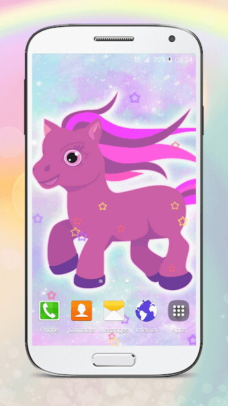 Play APK Cute Pony Live Wallpapers  and enjoy Cute Pony Live Wallpapers with UptoPlay com.CutePonyLiveWallpaper