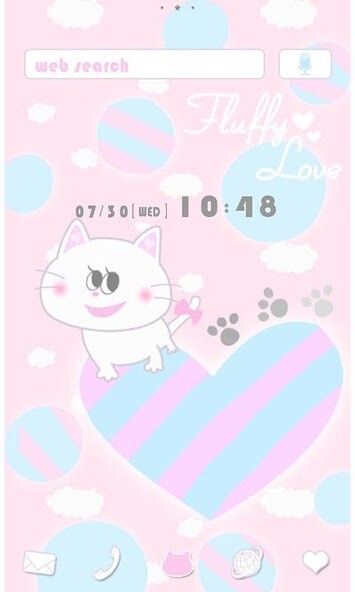 Play APK Cute Theme Fluffy Love  and enjoy Cute Theme Fluffy Love with UptoPlay jp.co.a_tm.android.plus_fluffy_love