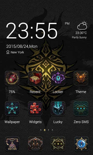 Play APK Darkness Theme - ZERO Launcher  and enjoy Darkness Theme - ZERO Launcher with UptoPlay com.zeroteam.zerolauncher.theme.Darkness