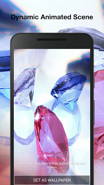 Play Diamonds Live Wallpaper 