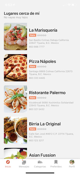 Play APK DONDE COMER  and enjoy DONDE COMER with UptoPlay com.exception.restaurantapp