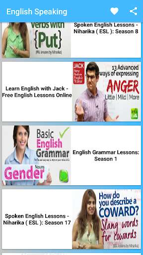 Play English Learning VIDEOs 