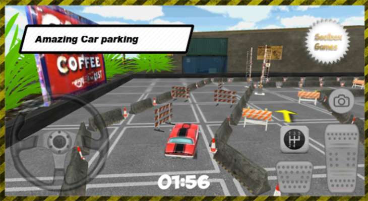 Play Extreme Red Car Parking 