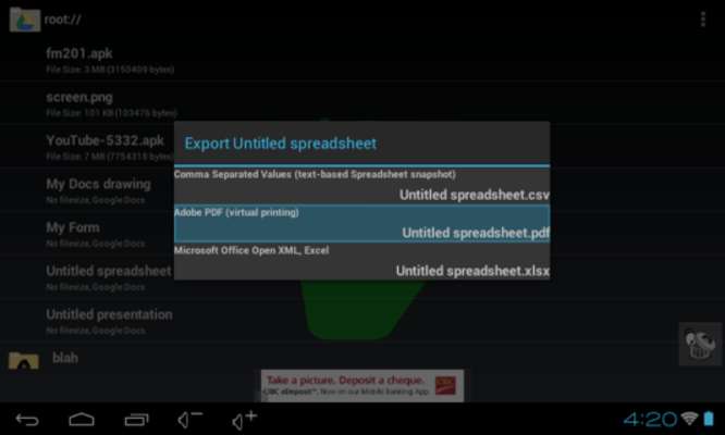 Play File Manager (Google Drive) 