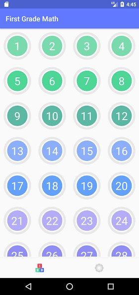 Play APK First grade math  and enjoy First grade math with UptoPlay com.toanhoc.lop1