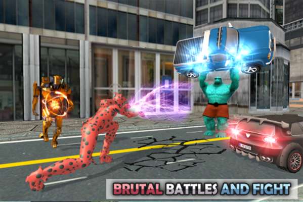 Play Flying Lady Bug City Crime Battle 