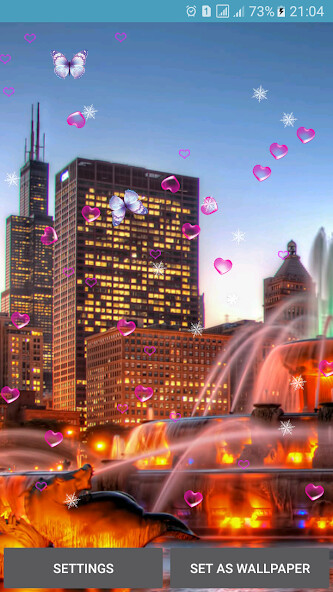 Play fountain live wallpapers 