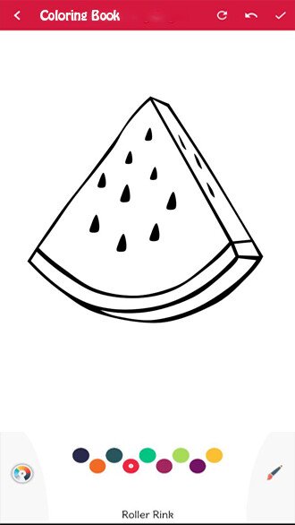 Play fruit coloring book Play fruit coloring book