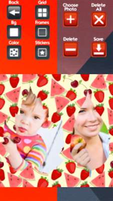 Play Fruits Photo Collage 