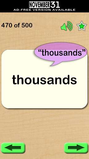Play APK Fry Words (Free)  and enjoy Fry Words (Free) with UptoPlay com.november31.fry_words