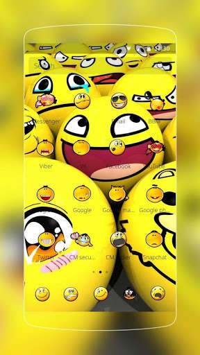 Play APK Funny Smile  Emoji  and enjoy Funny Smile  Emoji with UptoPlay cute.cartoon.yellow.chat