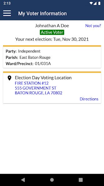 Play APK GeauxVote Mobile  and enjoy GeauxVote Mobile with UptoPlay gov.LA.SOS.GeauxVote