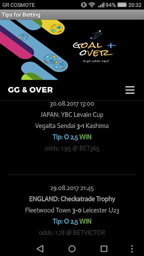 Play GG & Over Soccer Tips and enjoy GG & Over Soccer Tips with UptoPlay Play GG & Over Soccer Tips and enjoy GG & Over Soccer Tips with UptoPlay