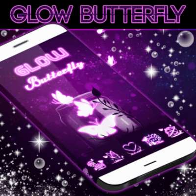 Play Glow Butterfly Go Launcher 
