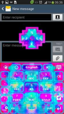 Play GO Keyboard Color Pixels Theme 