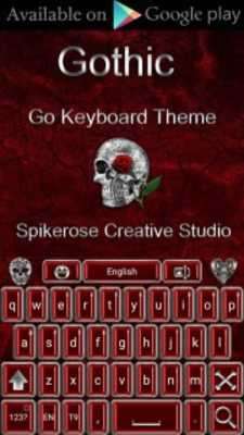 Play Gothic Go SMS Pro theme 