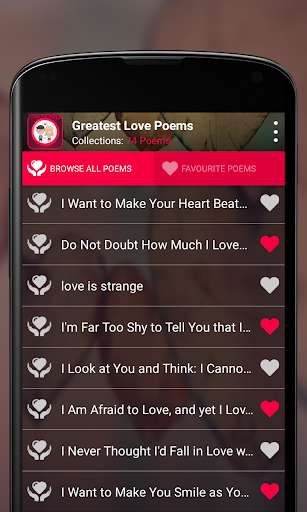 Play APK Greatest Love Poems Forever  and enjoy Greatest Love Poems Forever with UptoPlay com.mobyi.lovePoemsForever