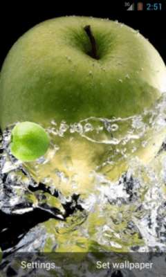 Play Green Apple Live Wallpaper 