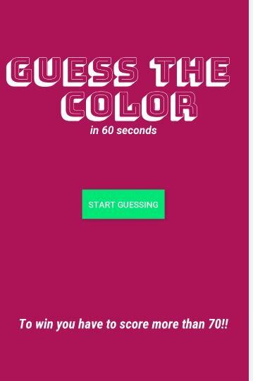 Play Guess the Color! 
