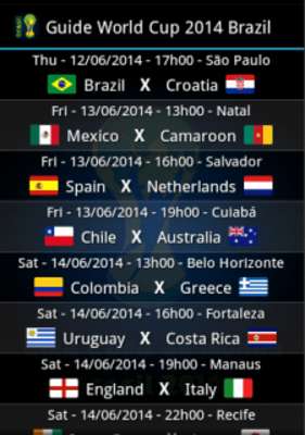 Play Guide World Cup 2014 Brazil Play Guide World Cup 2014 Brazil
