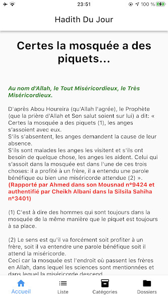 Play APK Hadith du jour  and enjoy Hadith du jour with UptoPlay com.hadithdujour.mobile