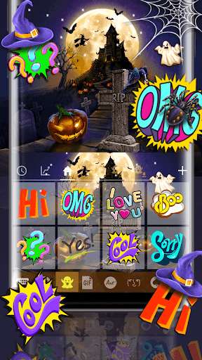Play APK Halloween Festival Keyboard  and enjoy Halloween Festival Keyboard with UptoPlay emoji.keyboard.emoticonkeyboard