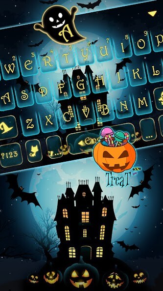 Play Halloween Ghost Keyboard Theme 