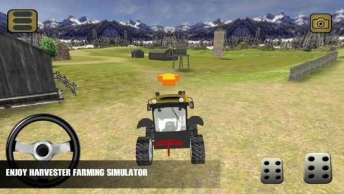 Play Harvester Farm Tractor Sim 