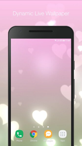 Play Hearts Live Wallpaper 
