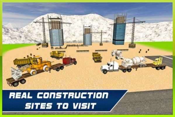 Play Heavy Machine Transport Truck Play Heavy Machine Transport Truck