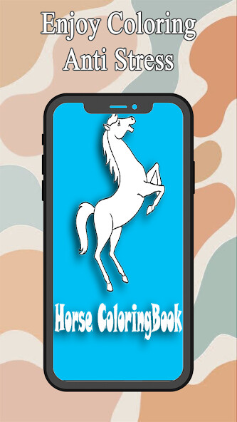 Play horse coloring book 