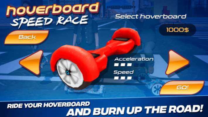 Play Hoverboard Speed Race 