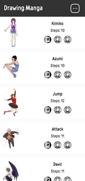 Play APK How To Draw MANGA  and enjoy How To Draw MANGA with UptoPlay click.kuromame.manga