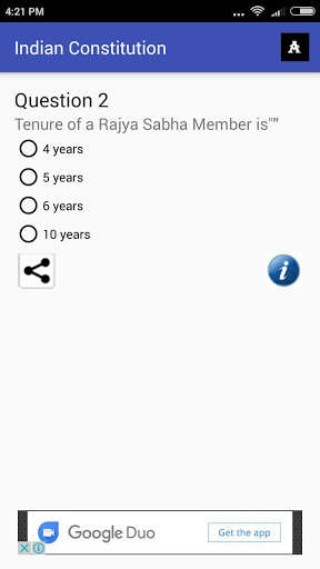Play APK Indian Constitution Mock test  and enjoy Indian Constitution Mock test with UptoPlay ias.indian.constitution