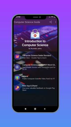 Play APK Introduction to Computer Science  and enjoy Introduction to Computer Science with UptoPlay com.ruvee.csintroguide